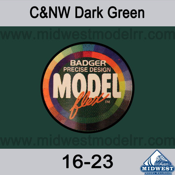 Badger MODELflex Paint - 16-23 C&NW Dark Green