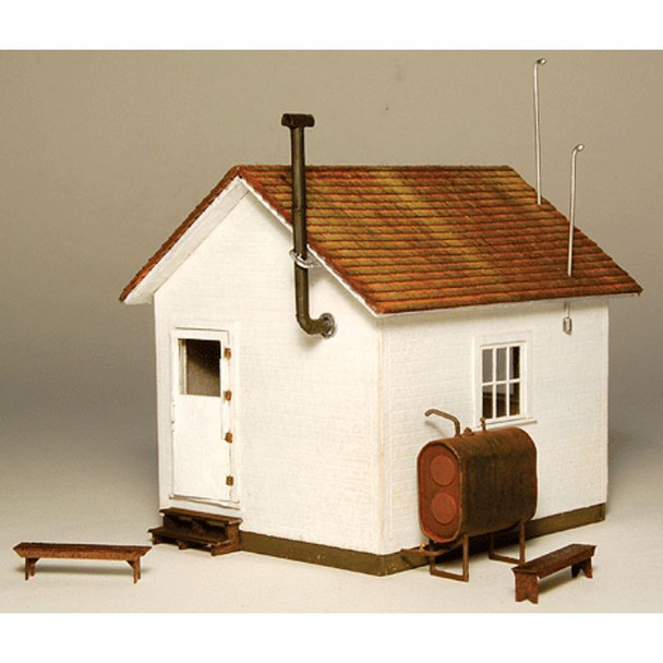 GC Laser 1901 - West End Shack -- Kit - 2-1/4 x 2-3/8 x 2-3/8" 12.2 x 6 x 6cm  - HO Scale Kit