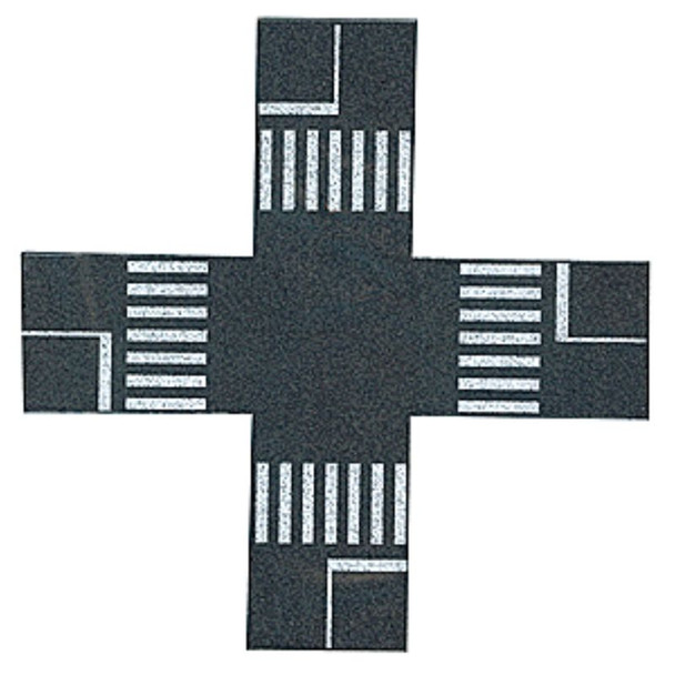 Busch 7075 - Pedestrian Crossing -- Self Adhesive for 1-9/16" 40mm Street - N Scale