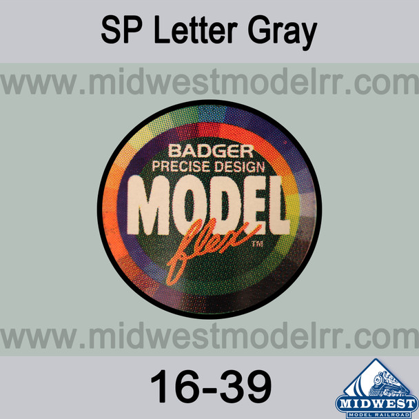 Badger MODELflex Paint - 16-39 SP Letter Gray