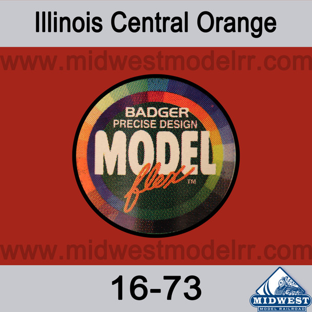 Badger MODELflex Paint - 16-73 Illinois Central Orange