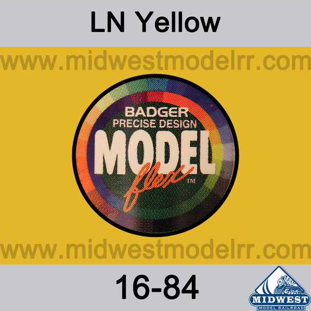 Badger MODELflex Paint - 16-84 LN Yellow