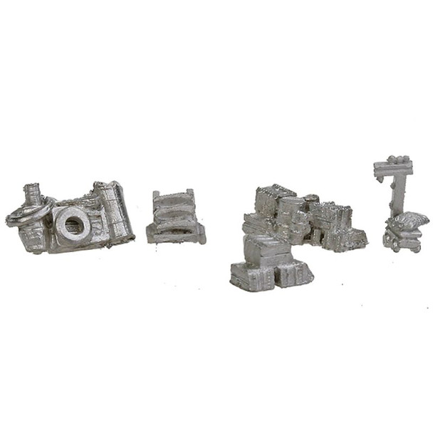 Bar Mills 1005 - Assorted â€œStreet Stuffâ€ Unpainted  - N Scale