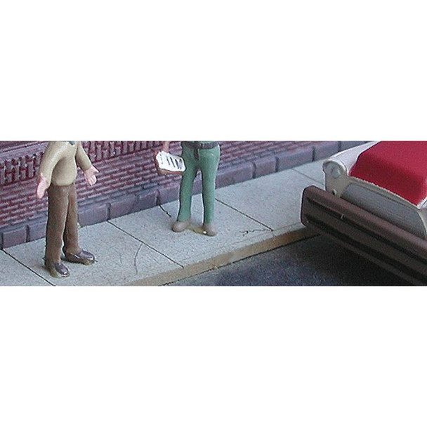 Bar Mills 682 - Sidewalks 300 scale feet   - HO Scale Kit