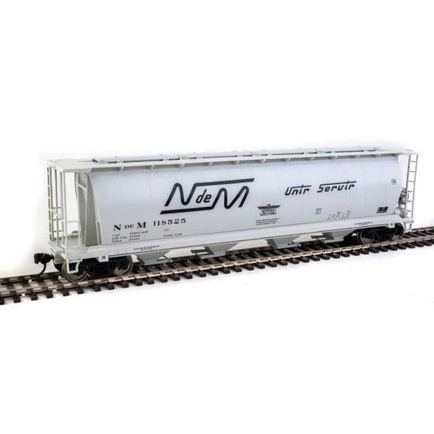Walthers Mainline 910-7856 - 59' Cylindrical Hopper National of Mexico (NdeM) 118525 - HO Scale