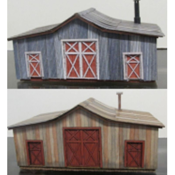 RslaserKits 3071 - Storage / Handcar Shed / Machine Shop - N Scale Kit