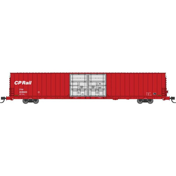 Bluford Shops 86611 - PS 86' Auto Parts Double Door Boxcar Canadian Pacific (CPAA) 205917 - N Scale