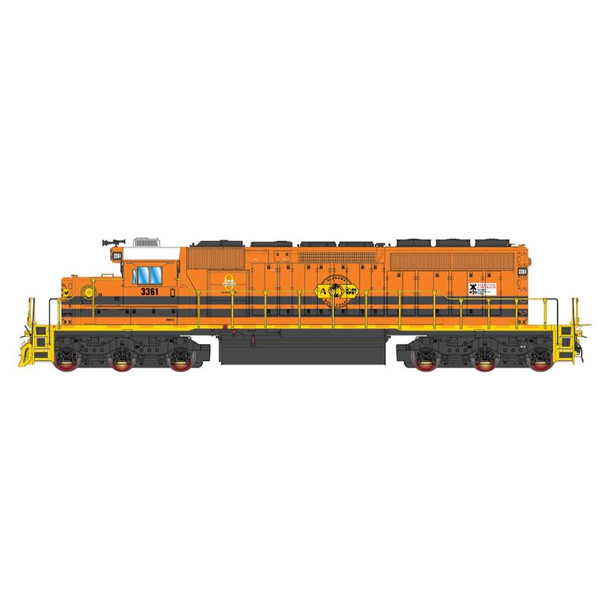 Pre-Order - InterMountain 69392-02 - EMD SD40-2 Alabama & Gulf Coast (G&W) 3361 - N Scale