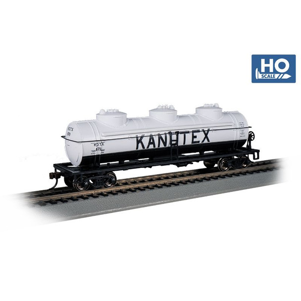 Bachmann 17113 - 40' 3-Dome Tank Car Kanotex (KOTX) 879 - HO Scale