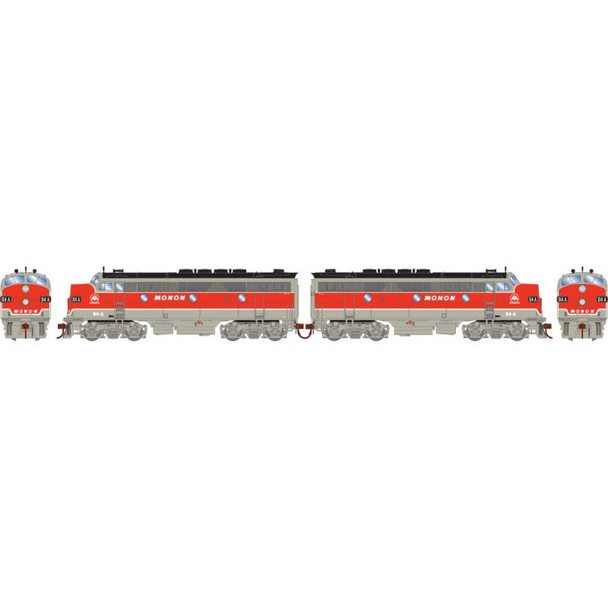 Pre-Order - Athearn Genesis 19681 - F3A/F3A Set w/ DCC & Sound Monon (MON) 84-A/84-B - HO Scale