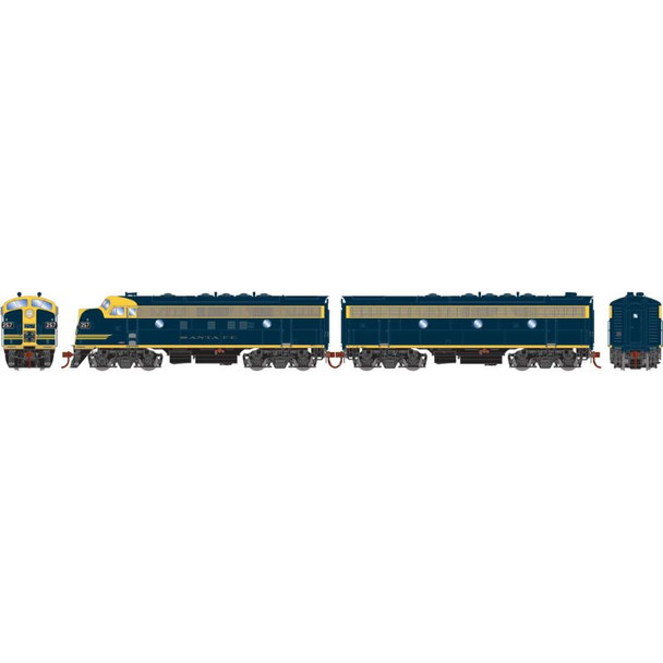 Pre-Order - Athearn Genesis 19574 - F7A/F7B Set Atchison, Topeka and Santa Fe (ATSF) 257L/257A - HO Scale