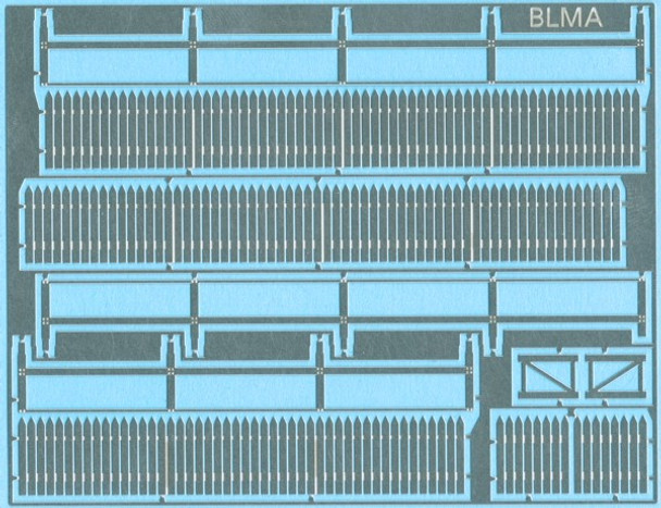 BLMA #4200 - Picket Fence - 70 Scale Linear Feet - HO Scale
