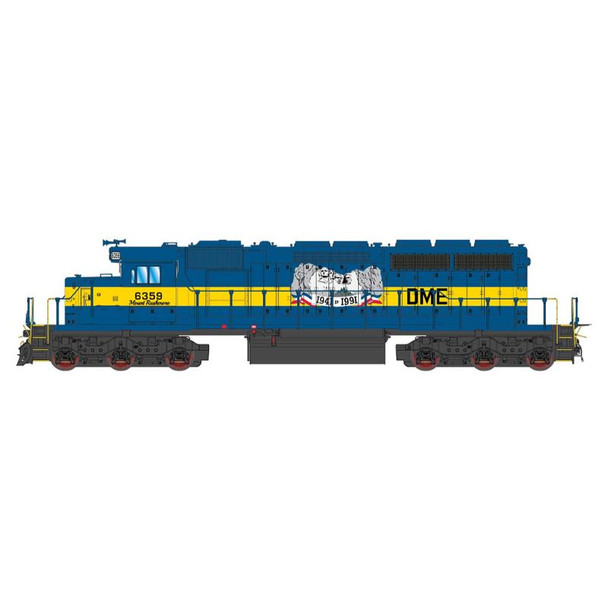 Pre-Order - InterMountain 49383(S)-1 - EMD SD40-2 w/ LokSound 5 Sound & DCC Dakota, Minnesota & Eastern (DME) 6359 Mount Rushmore - HO Scale
