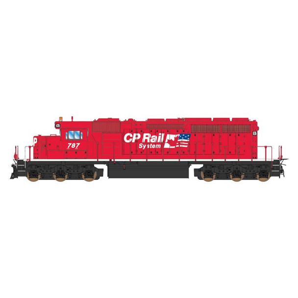 Pre-Order - InterMountain 49386(S)-4 - EMD SD40-2 w/ LokSound 5 Sound & DCC Canadian Pacific (CP) 5427 - HO Scale