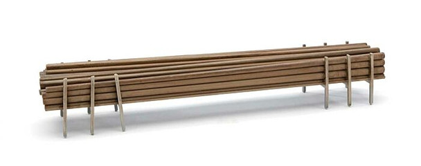 Walthers Cornerstone 933-4174 - Utility Poles Load -- Kit - Fits most 50' & larger gondolas - sold separately  - HO Scale Kit