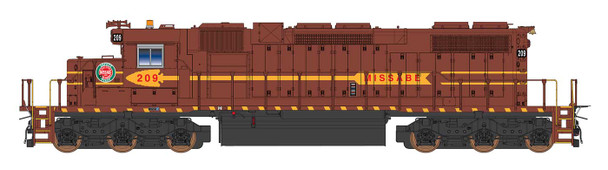 Pre-Order - InterMountain 693304(S)-01 - EMD SD38-2 w/ LokSound 5 Sound & DCC Duluth Missabe & Iron Range (DM&IR) 209 - N Scale