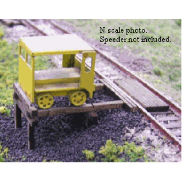 Blair Line 024 - Handcar Setoff Set of 3   - N Scale Kit