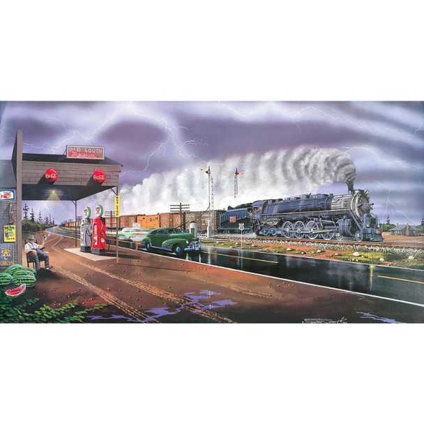 SunsOut 21366 - A Rainy Night in Georgia Jigsaw Puzzle, Art by Robert West  -