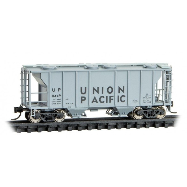 Micro-Trains Line 09500032 - PS-2 2-Bay Hopper Union Pacific (UP) 11449 - N Scale