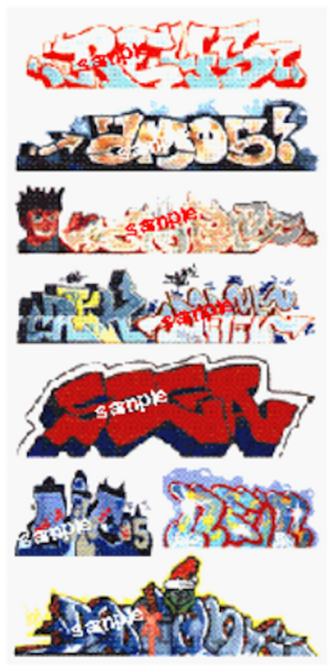 Blair Line 1246 Graffiti Decals - Mega Set #3 - N Scale