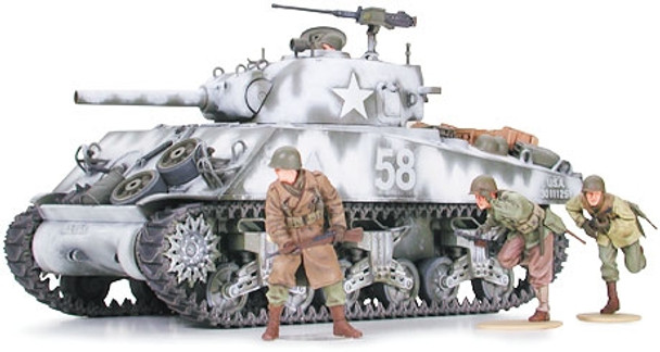 Tamiya 35251 - M4A3 Sherman 105mm Howitzer United States  - 1:35 Scale Kit