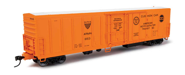 Walthers Mainline 910-3972 - 57' Mechanical Reefer American Refrigerator Transit (ARMN) 653 - HO Scale