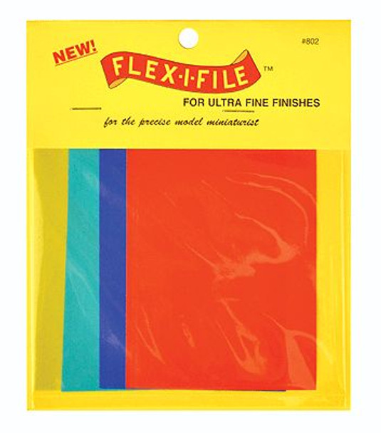 Flex-i-File 802 - Ultra-Fine Finishing/Polishing-Includes 2 Each #1000, 1500, 6000, 10,000 Grit