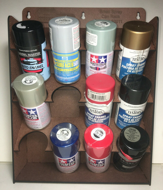 Motrak Models 52011 - Spray Can Paint Rack - 3oz cans - 12 cans  - Multi Scale Kit