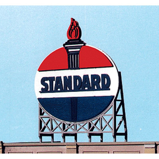 Blair Line 1522 - Laser-Cut Billboard - Standard Oil   - N Scale Kit