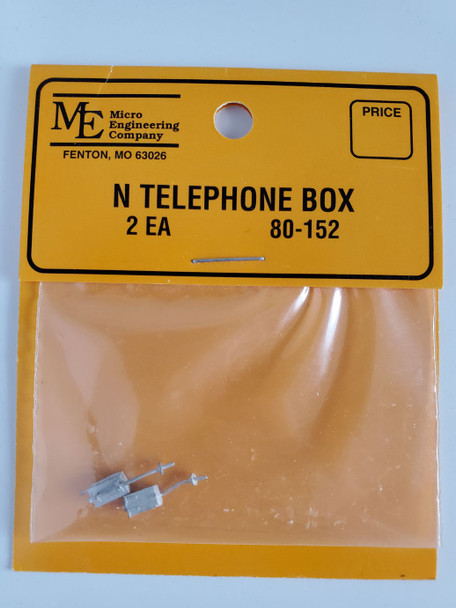 Micro Engineering 80-152 - Telephone Box 2pcs  - N Scale