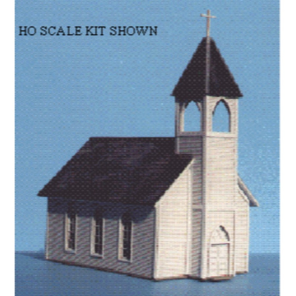 Blair Line 169 - Laser Cut Church Kit - HO Scale