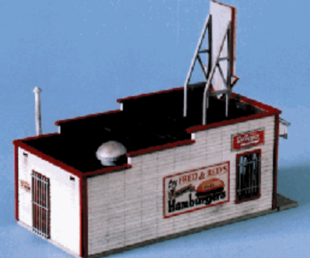 Blair Line 190 - Fred and Reds Cafe - HO Scale Laser Cut Kit