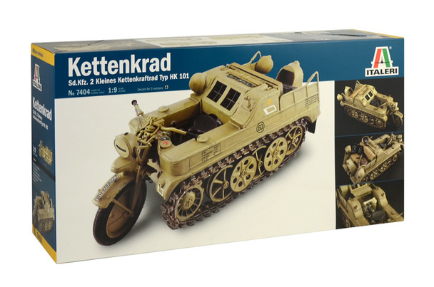 Italeri 7404 - Kettenkrad Germany  - 1:9 Scale Kit