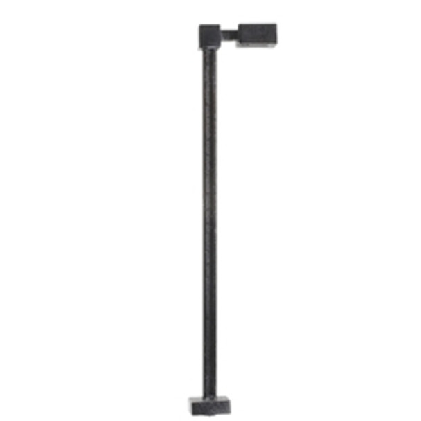 Atlas 70000203 - SINGLE ARM SQUARE LIGHT, BLACK, 15FT, WARM LED [3-PACK]  - HO Scale