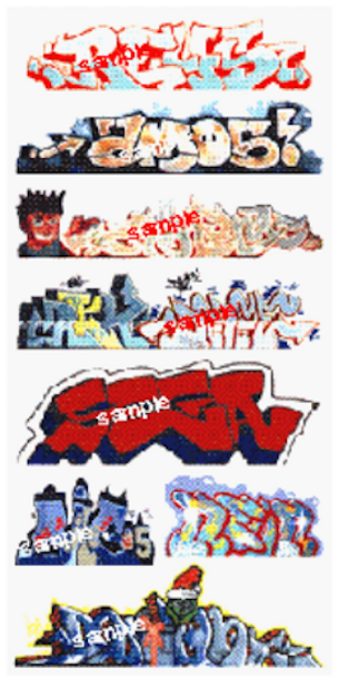 Blair Line 2246 Graffiti Decals - Mega Set #3 - HO Scale