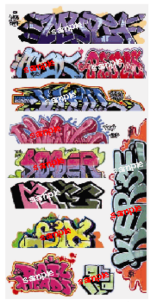 Blair Line 2257 Graffiti Decals - Mega Set #8 - HO Scale