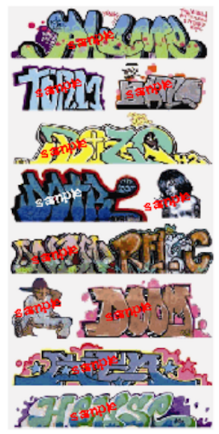 Blair Line 2259 Graffiti Decals - Mega Set #10 - HO Scale