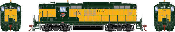 PRE-ORDER - Athearn Genesis 82828 - EMD GP9 w/ Tsunami2 DCC & Sound Chicago & Northwestern (CNW) 1737 - HO Scale