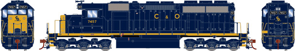 PRE-ORDER - Athearn RTR 73740 - EMD SD40 w/ Econami DCC & Sound Chesapeake & Ohio (C&O) 7457 - HO Scale