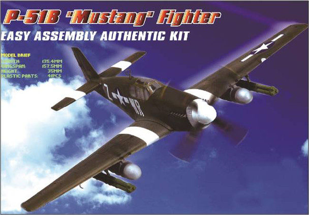 Hobby Boss 80242 - P-51B Mustang Fighter United States  - 1:72 Scale Kit