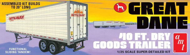 AMT 1185 - Great Dane Dry Goods Semi Tralier  - 1:25 Scale Kit