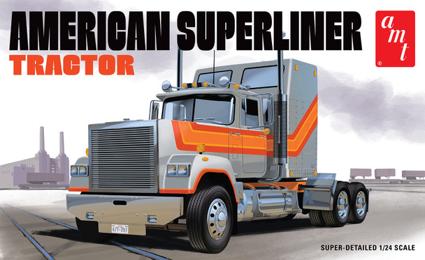 AMT 1235 - American Superliner Semi Tractor  - 1:24 Scale Kit