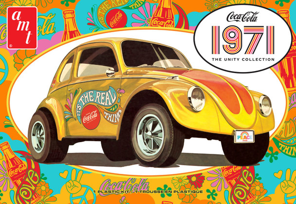 AMT 1284 - Volkswagen Superbug 1971 Uniy Graphics (Coke)  - 1:25 Scale Kit