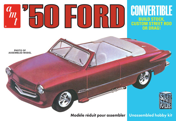 AMT 1413 - 1950 Ford Convertible Street Rods Edition  - 1:25 Scale Kit