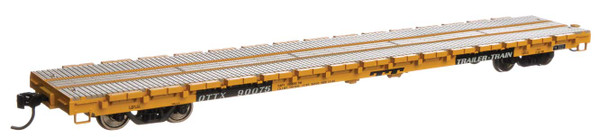 Walthers Mainline 910-5403 - 60' Pullman-Standard Flatcar Trailer Train (OTTX) 90075 - HO Scale