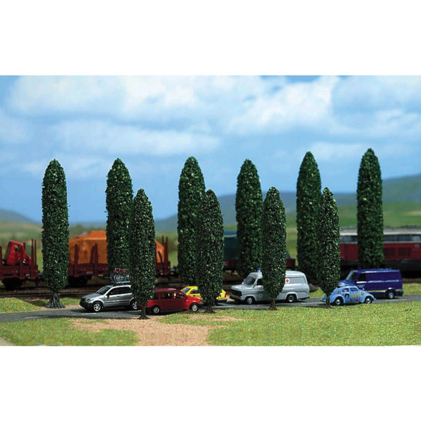 Busch 6239 - Poplar Trees 10pc   - N Scale