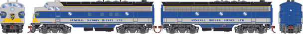 PRE-ORDER - Athearn Genesis 19698 - EMD FP7/F7B w/ Tsunami2 DCC & Sound Electro-Motive Diesel Demonstrator (EMDX) 7001/7002 - HO Scale