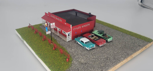 JL Innovative 691 - Chuck Wagon Restaurant - HO Scale Kit