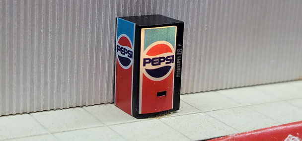 JL Innovative 644 - Modern Pepsi Machine - Lighted - HO Scale Kit