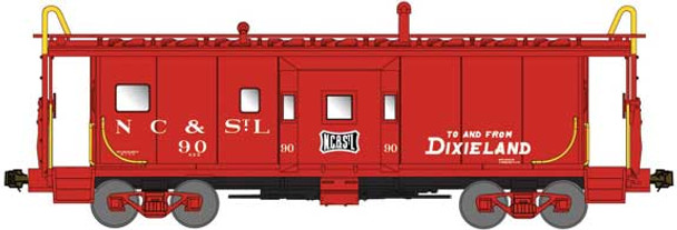 Bluford Shops 41130 - International Car Bay Window Caboose Phase 1 Nashville, Chattanooga and St. Louis (NC&StL) 90 - N Scale
